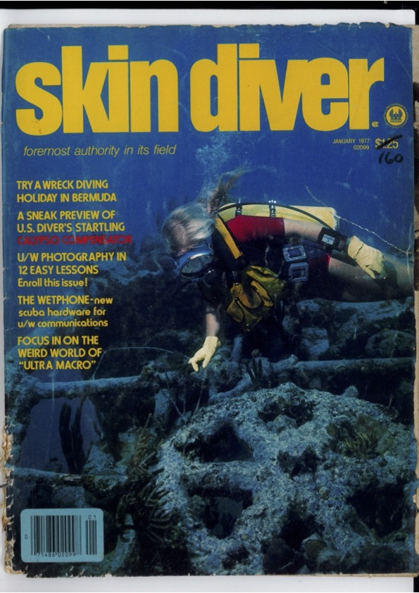 Skin Diver magazine January 1977
