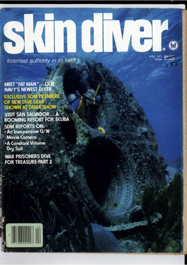 Skin Diver magazine April 1977