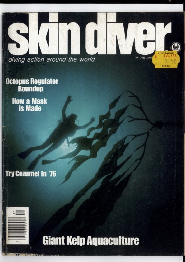 Skin Diver magazine January 1976