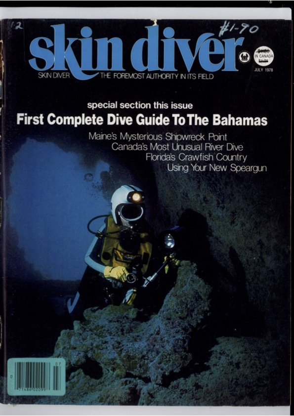 Skin diver magazine July 1978